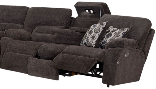 Franklin™ Tribute Bourbon Chocolate 91" Dual Power Reclining Sofa-2