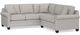 Bassett® Furniture Carolina 3-Piece Panel Arm L-Shaped Sectional Set-0