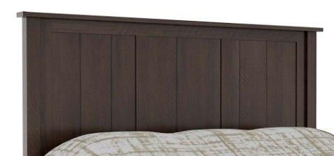 Country View Woodworking Customizable Cheyenne Oak 83" California King Panel Bed with Tall Footboard-1