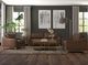 International Furniture Direct Olivo Brown 62" Loveseat-1