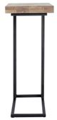 Moe's Home Collection Mila Natural C-Table with Black Metal Base-2