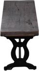 A & B Home Black/Dark Brown Bench-2