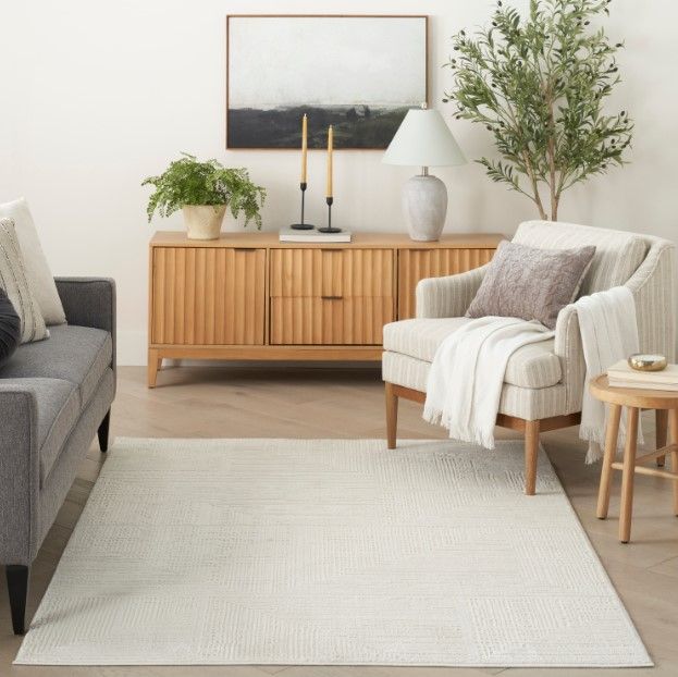 Nourison Home™ Sustainable Trends Ivory 5'x7' Area Rug-1
