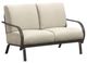 Homecrest™ Outdoor Living Customizable Anthem Cushion Aluminum/Fabric Outdoor Loveseat-0