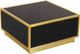 Meridian Furniture Glitz Black Faux Marble Coffee Table-0