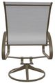 Telescope Casual Aruba Abalone/Beachwood Aluminum/Fabric Outdoor Sling Swivel Rocker-3