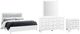 Global Furniture USA Luccia 4-Piece White Queen Panel Bedroom Set-0