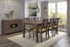 Tomali Ardoise Rectangular Dining Table with Two Extension Leaves-1