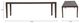 Nest Home Collections Giselle Java 96" Rectangular Dining Table -3