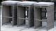 Furniture of America® Ismay Gray Aluminum/Fabric/Faux Rattan Outdoor Bar stool -0