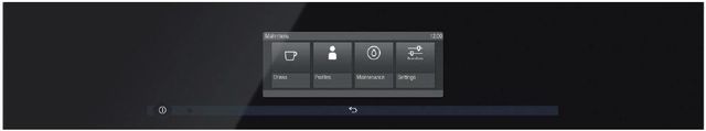 Miele 23.44" Obsidian Black Built In Coffee Machine-1