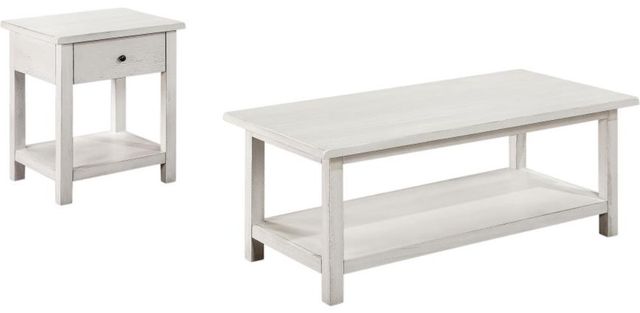 Coaster® Payne 2-Piece White Occasional Table Set-0