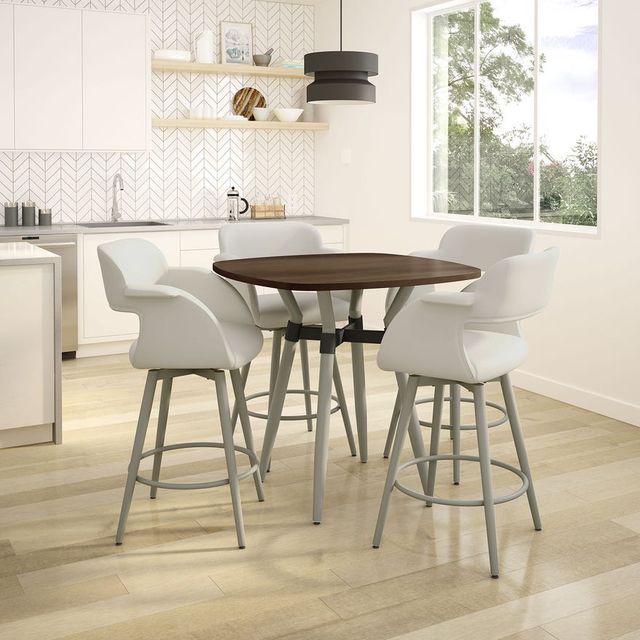 Amisco Customizable Link Starstone 36" Round Counter Height Table-3