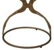Furniture Classics Forsythe Black Side Table with Antique Brass Base-4