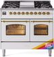 Ilve® Nostalgie II Series 40" Custom RAL Color Pro Style Dual Fuel Range-0