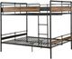 ACME Furniture Brantley II Sandy Black/Dark Bronze Queen Over Queen Bunk Bed-0