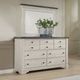 New Classic® Home Furnishings Augusta Rustic White Dresser and Mirror-1
