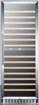 Summit® 24" Black/Stainless Steel Built-In Wine Cellar-0