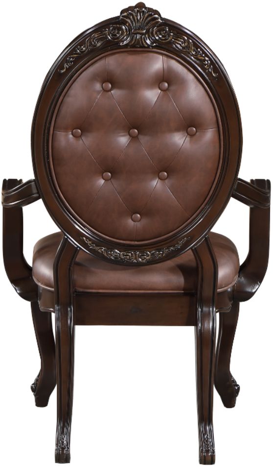 New Classic® Home Furnishings Palazzo Marina Brown Dining Arm Chair-2