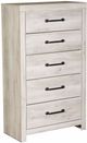 Signature Design by Ashley® Cambeck 6-Piece Whitewash King Panel Storage Bed Set-4