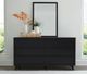 Signature Design by Ashley® Danziar Black Dresser and Mirror-2