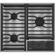 Wolf® 24" Stainless Steel Transitional Liquid Propane Cooktop-0
