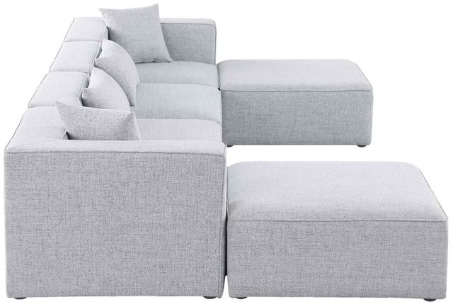 Meridian Furniture Cube 6-Piece Grey Modular Sectional Set-2