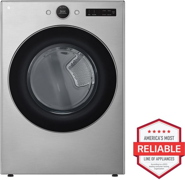 LG 7.4 Cu. Ft. Graphite Steel Front Load Electric Dryer-1