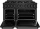 ZLINE Classic 48" Black Stainless Steel Pro Style Dual Fuel Range-1