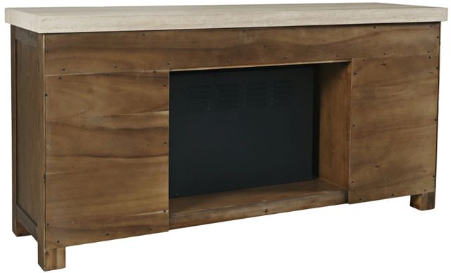 Jofran Inc. Sierrafina Cortado 63" Media Console with Fireplace -4