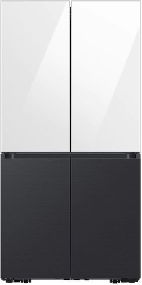 Samsung Bespoke Flex™ 18" White Glass French Door Refrigerator Top Panel-1