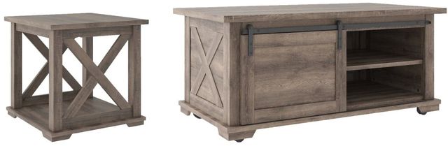 Signature Design by Ashley® Arlenbry 2-Piece Gray Living Room Table Set-0