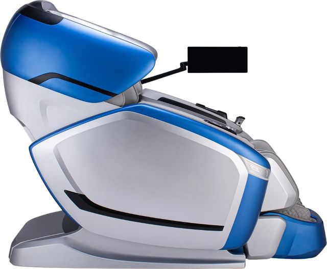 Cozzia® Quantum Blue/Silver Power Massage Chair-3