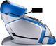 Cozzia® Quantum Blue/Silver Power Massage Chair-3