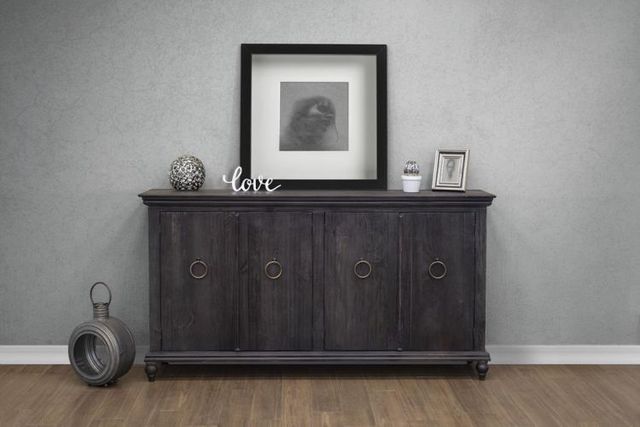 International Furniture Direct Capri Charcoal Console-1