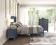 Furniture of America® Altamira 4-Piece Malta Blue Queen Bedroom Set-3