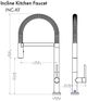 ZLINE Incline Chrome Pull Down Single Handle Kitchen Faucet-4