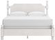 Signature Design by Ashley® Rowlenstown Antique White King Poster Bed-2