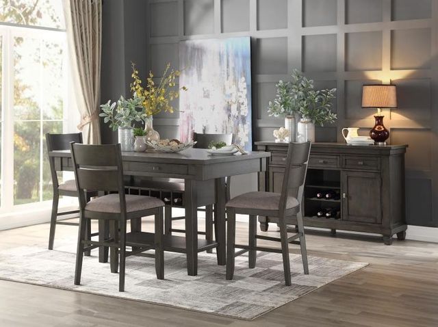 Mazin Furniture Baresford Gray Counter Chair-3