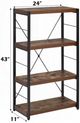 ACME Furniture Bob Black /Weathered Oak Bookcase-2