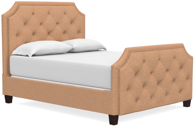 Bassett® Furniture Custom Upholstered Beds Florence Clipped Corner Bed-0