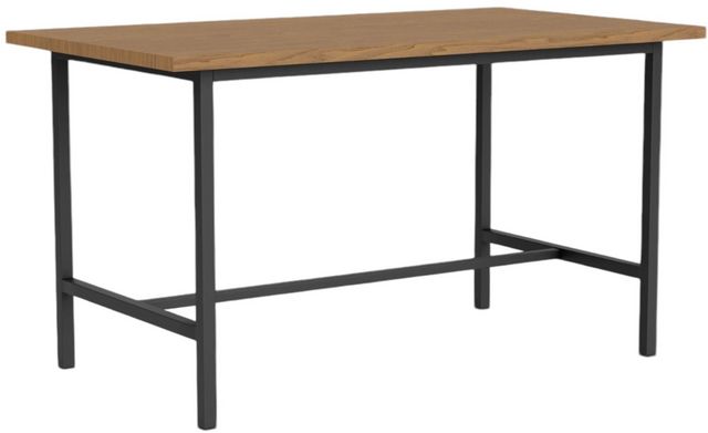 EQ3 Kendall 54'' Dining Table with Walnut Top