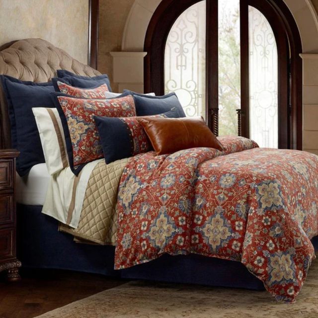HiEnd Accents Melinda Viscose Euro Sham-1