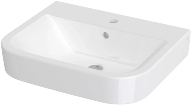 DXV Equility® Canvas White Wall-Hung Sink, 1-Hole-2