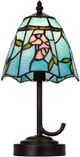 Cal® Lighting & Accessories Tiffany Blue/Dark Bronze Accent Lamp-1