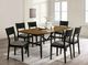 Furniture of America® Oberwil Black/Gray Dining Side Chair-1