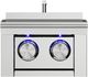 XO 13" Stainless Steel Double Side Burner-2