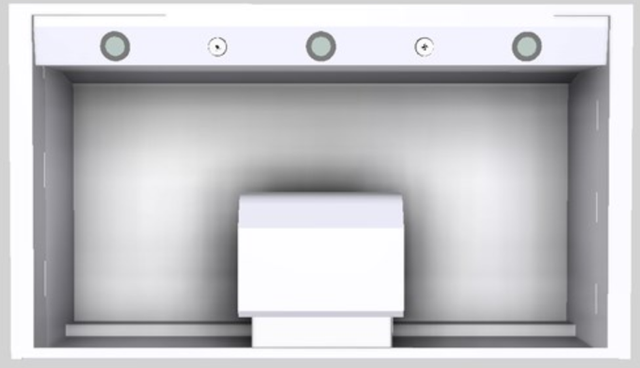 Vent-A-Hood® Designer Series 42" White Wall Mounted Range Hood-3