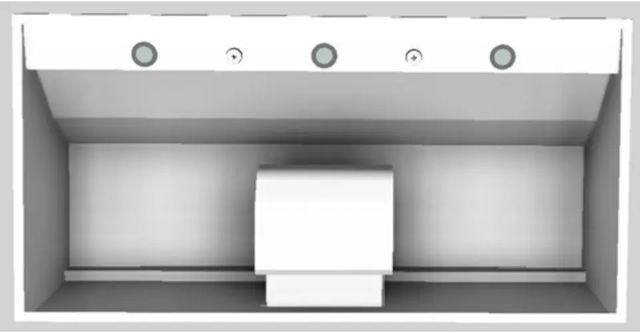 Vent-A-Hood® 48" White Wall Mounted Range Hood-3