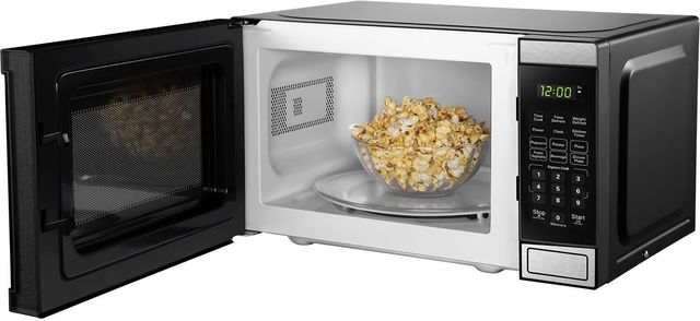 Danby® 0.7 Cu. Ft. Black with Stainless Steel Countertop Microwave-4